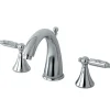 Elinvar 8" to 16" Widespread Lavatory Faucet with Brass Pop-up and Two Handle 8" Widespread