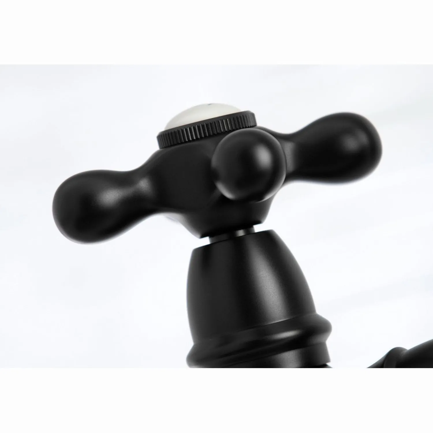 English Country 8" Bridge Kitchen Faucet with Sprayer Faucets With Side Spray|Bridge Faucets