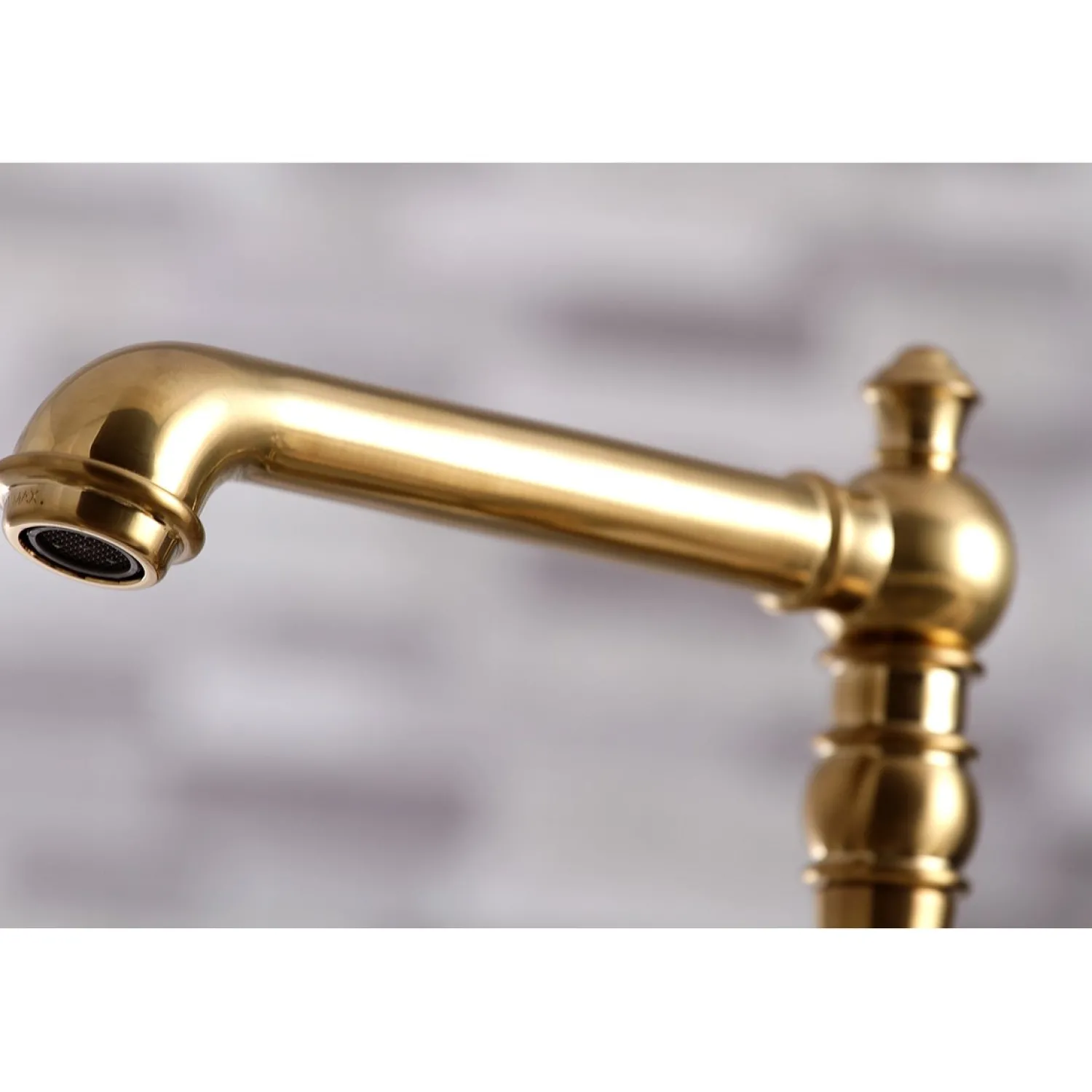 English Country 8" Bridge Kitchen Faucet with Sprayer Faucets With Side Spray|Bridge Faucets