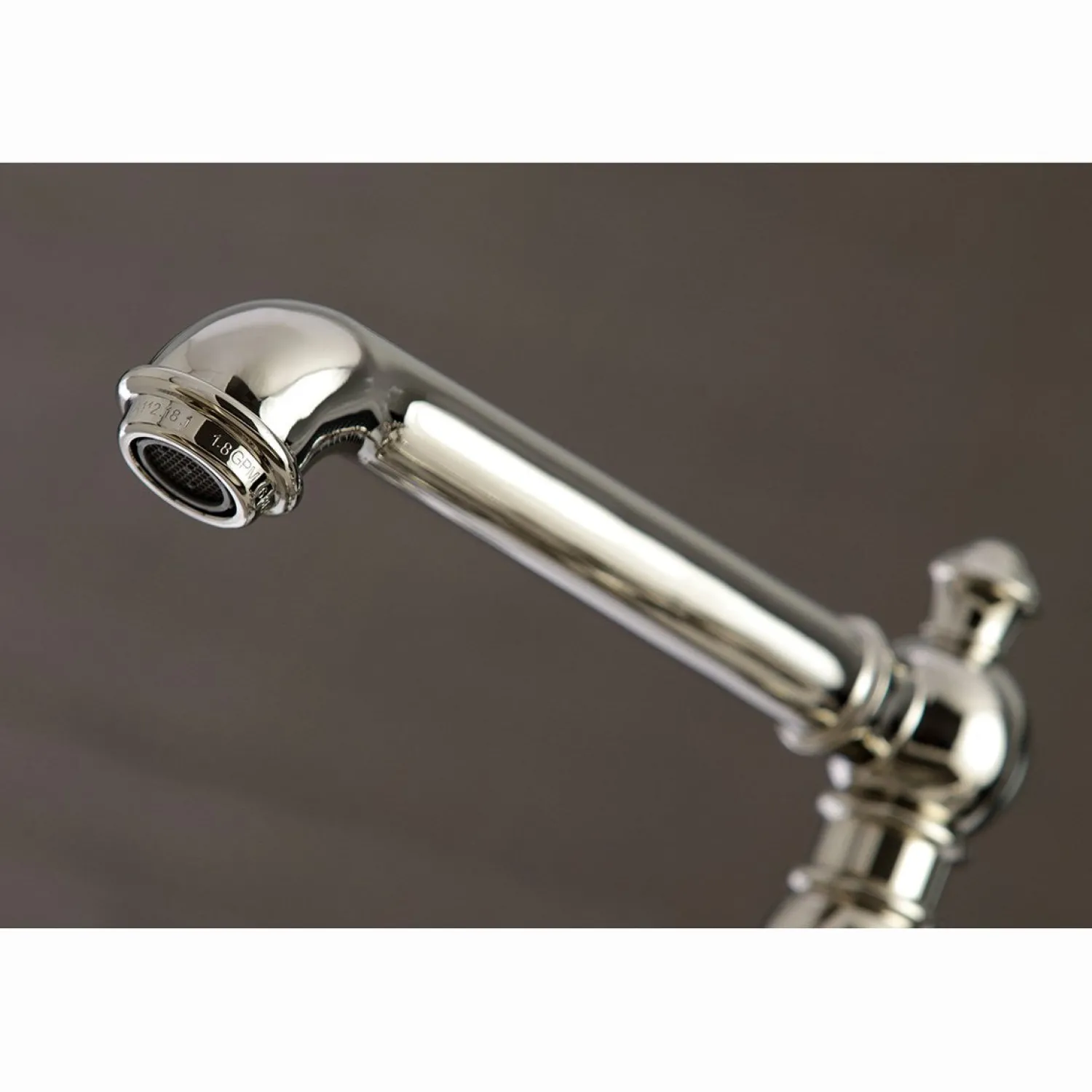 English Country 8" Bridge Kitchen Faucet with Sprayer Faucets With Side Spray|Bridge Faucets