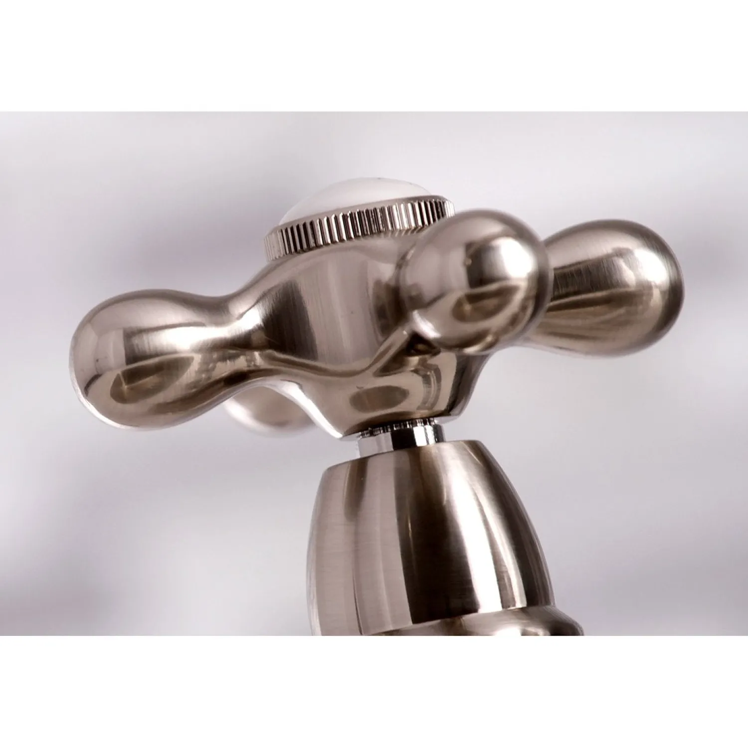 English Country 8" Bridge Kitchen Faucet with Sprayer Faucets With Side Spray|Bridge Faucets