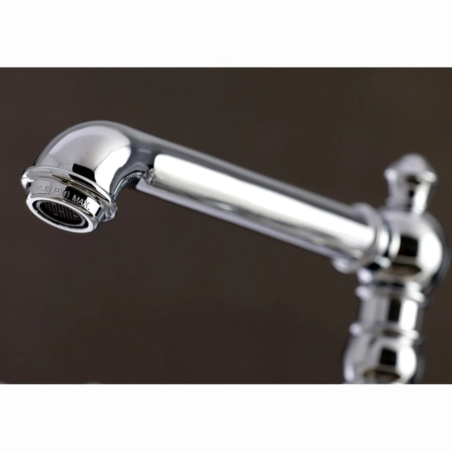 English Country 8" Bridge Kitchen Faucet with Sprayer Faucets With Side Spray|Bridge Faucets