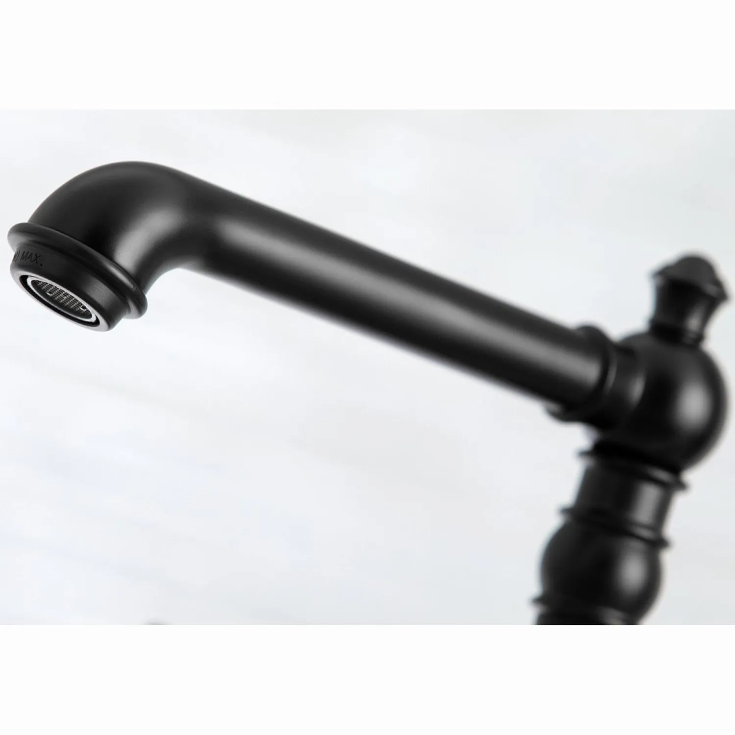 English Country 8" Bridge Kitchen Faucet with Sprayer Faucets With Side Spray|Bridge Faucets
