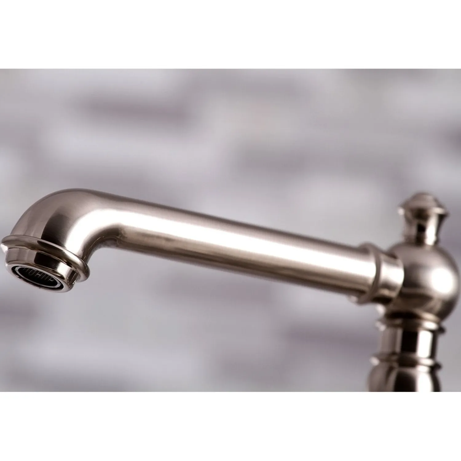 English Country 8" Bridge Kitchen Faucet with Sprayer Faucets With Side Spray|Bridge Faucets