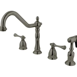 English Country Widespread Kitchen Faucet Widespread Kitchen Faucets