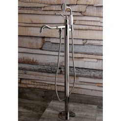 Hot English Country Single-Handle Freestanding Roman Tub Filler with Hand Shower Free Standing Tub Fillers|Tub Faucets