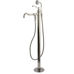 Hot English Country Single-Handle Freestanding Roman Tub Filler with Hand Shower Free Standing Tub Fillers|Tub Faucets