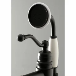 Hot English Country Single-Handle Freestanding Roman Tub Filler with Hand Shower Free Standing Tub Fillers|Tub Faucets