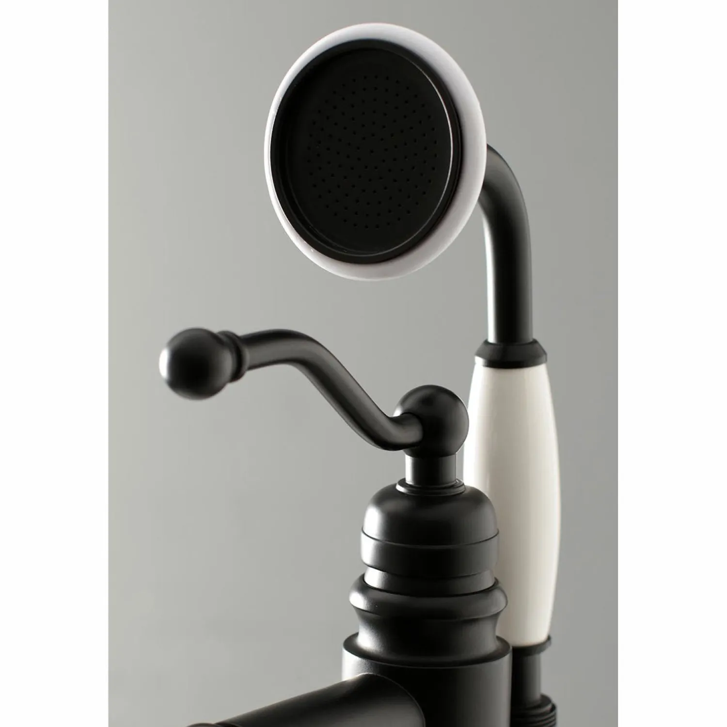 Hot English Country Single-Handle Freestanding Roman Tub Filler with Hand Shower Free Standing Tub Fillers|Tub Faucets