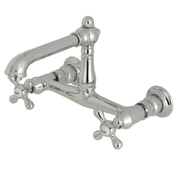 Outlet English Country 8-Inch Center Wall Mount Bathroom Faucet Wall Mount