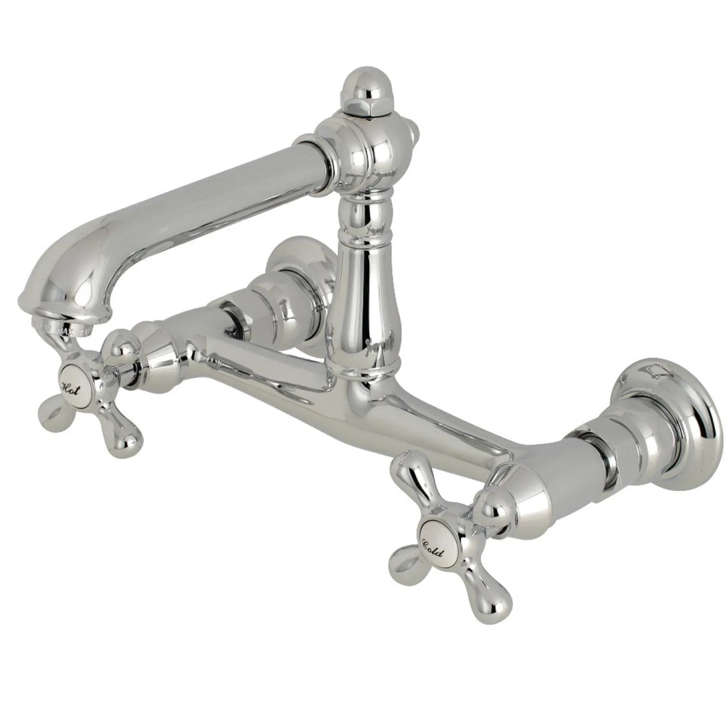 Outlet English Country 8-Inch Center Wall Mount Bathroom Faucet Wall Mount