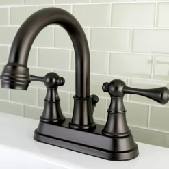 Hot English Country 4-Inch Centerset Bathroom Faucet 4