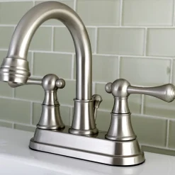 Hot English Country 4-Inch Centerset Bathroom Faucet 4