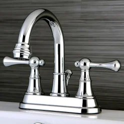 Hot English Country 4-Inch Centerset Bathroom Faucet 4