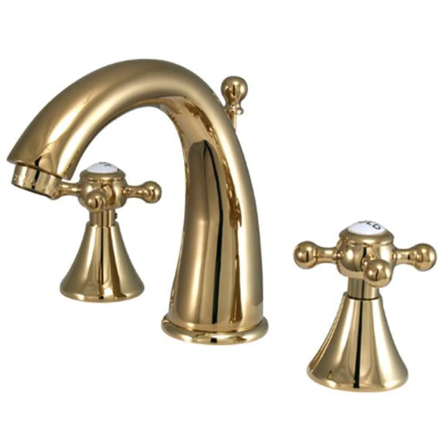Online English Country 8" to 16" Widespread Two Handle Lavatory Faucet with Brass Pop-up 8" Widespread
