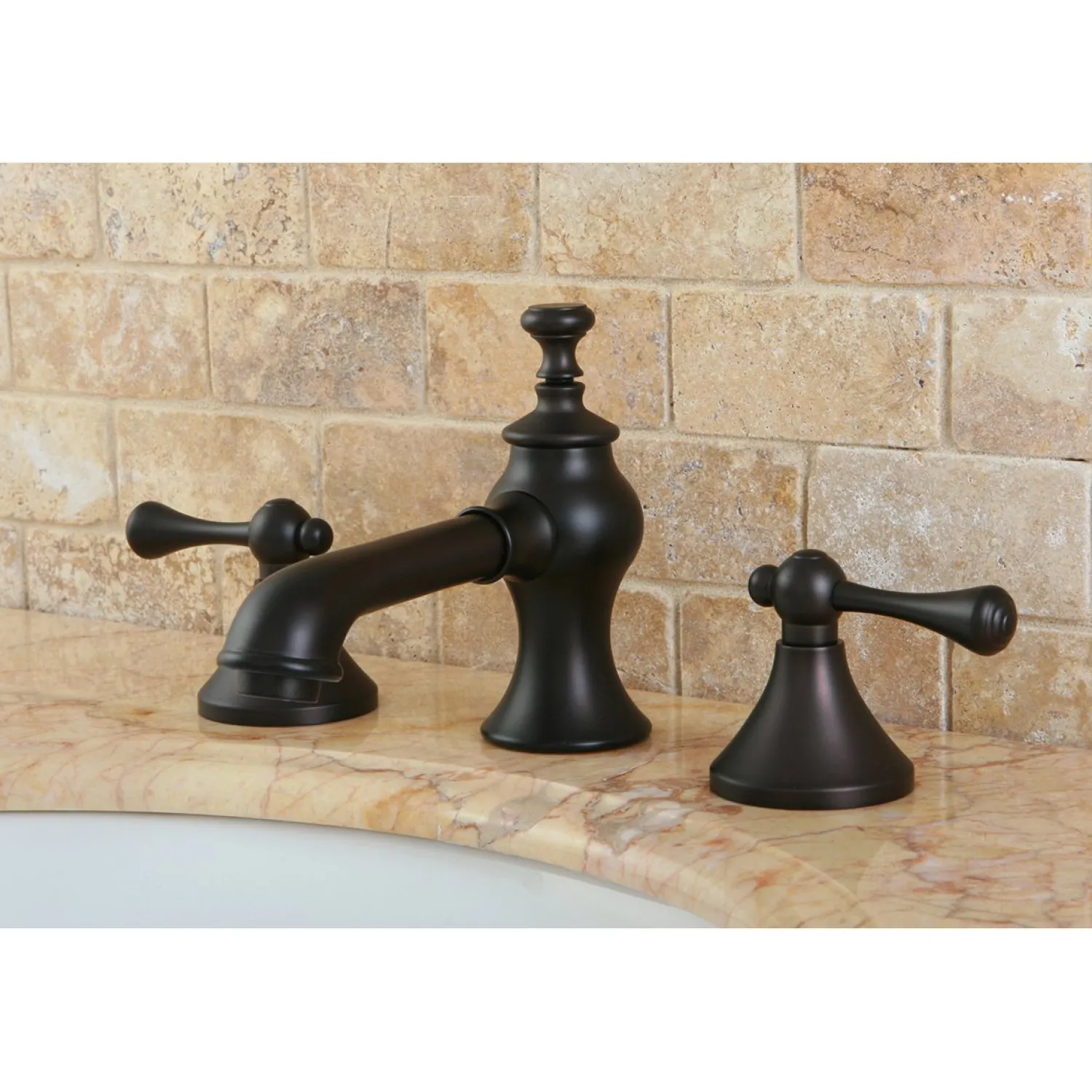 Sale English Country 8-Inch Widespread Bathroom Faucet 8" Widespread