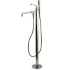 Best English Country Single Handle Freestanding Roman Tub Filler with Hand Shower Free Standing Tub Fillers|Tub Faucets