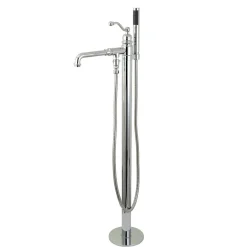Best English Country Single Handle Freestanding Roman Tub Filler with Hand Shower Free Standing Tub Fillers|Tub Faucets