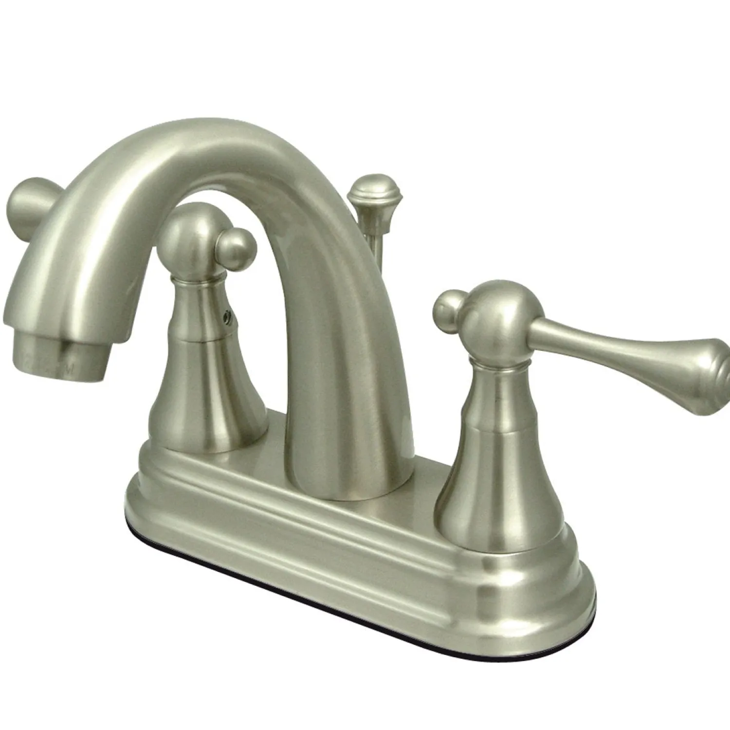 Best English Vintage 4" Centerset Lavatory Faucet with Brass Pop-up and Two Handle 4" Center Set