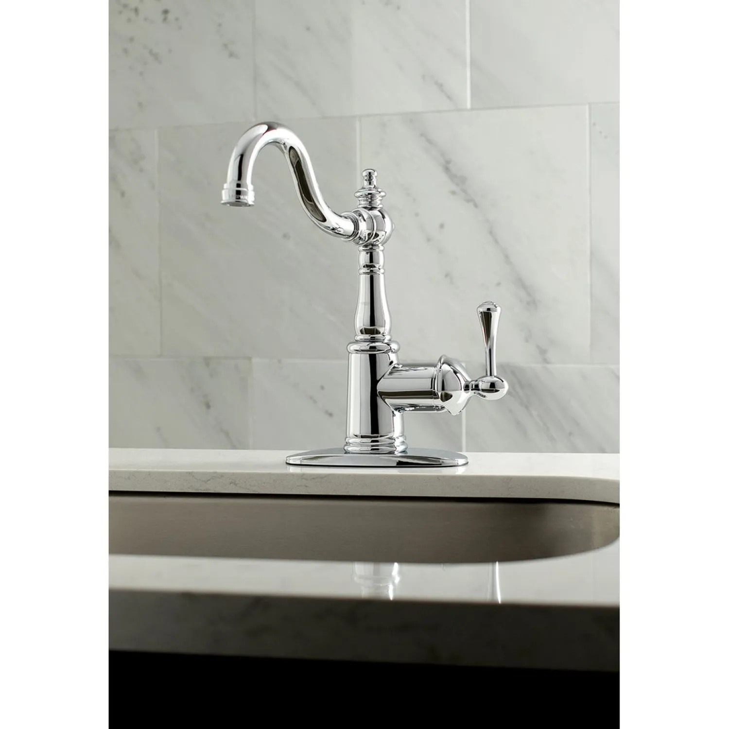 Clearance English Vintage Fauceture Single-Handle 4-Inch Centerset Bathroom Faucet Single Hole|4" Center Set
