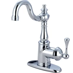Clearance English Vintage Fauceture Single-Handle 4-Inch Centerset Bathroom Faucet Single Hole|4