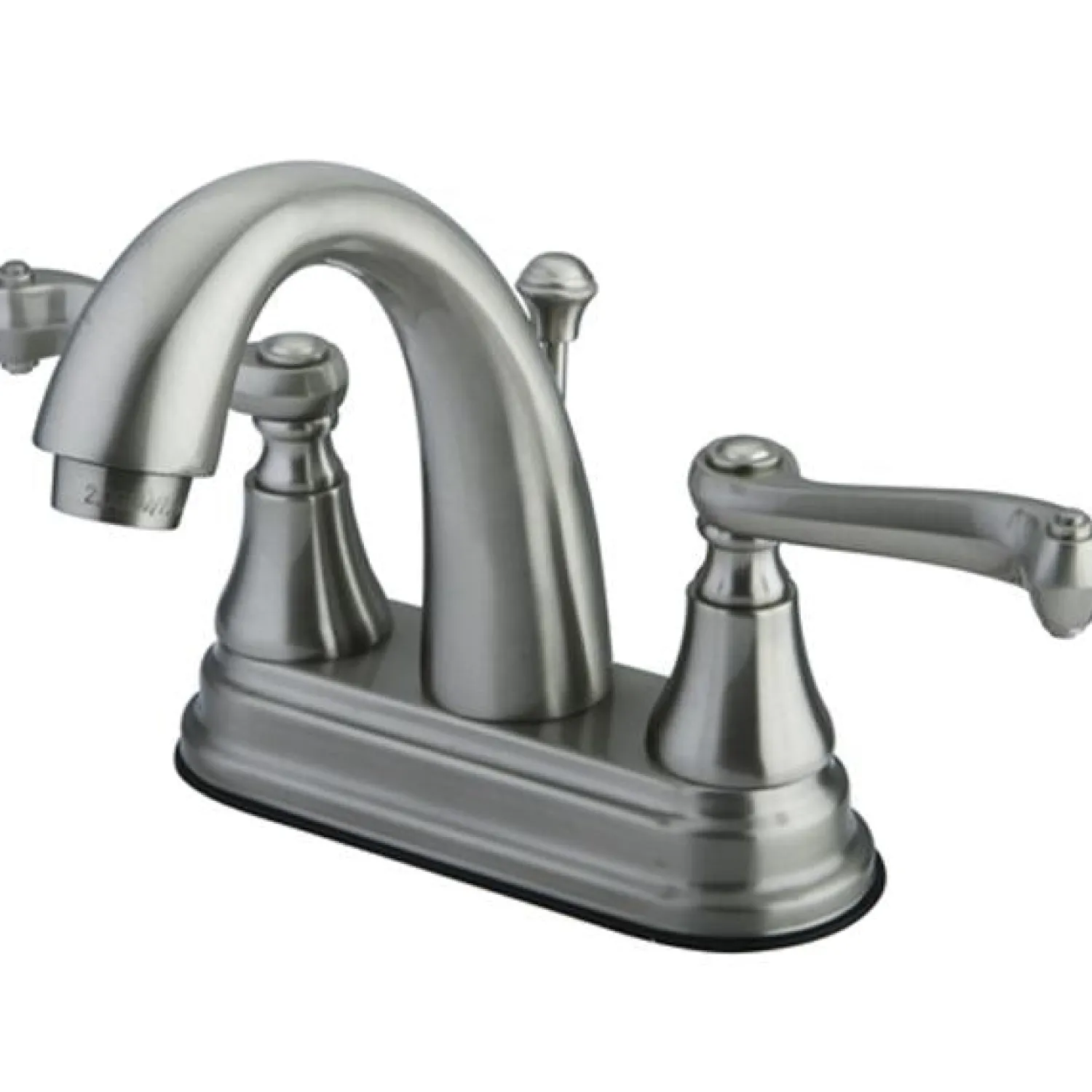 New English Vintage 4" Centerset Lavatory Faucet with Two Handle and Brass Pop-up 4" Center Set