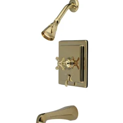 New English Vintage Tub and Shower Faucet with Diverter Tub & Shower Sets|Tub Faucets