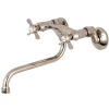 Clearance Essex Adjustable Center Wall Mount Bathroom Faucet Wall Mount