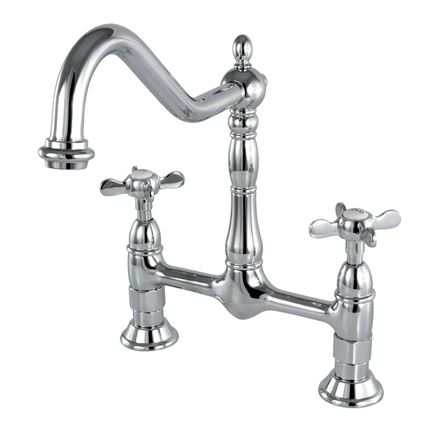 Essex 8" Centerset Kitchen Faucet Less Sprayer Bridge Faucets