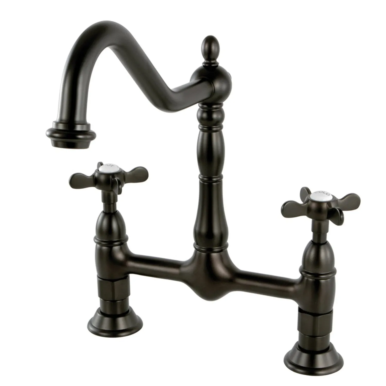 Essex 8" Centerset Kitchen Faucet Less Sprayer Bridge Faucets