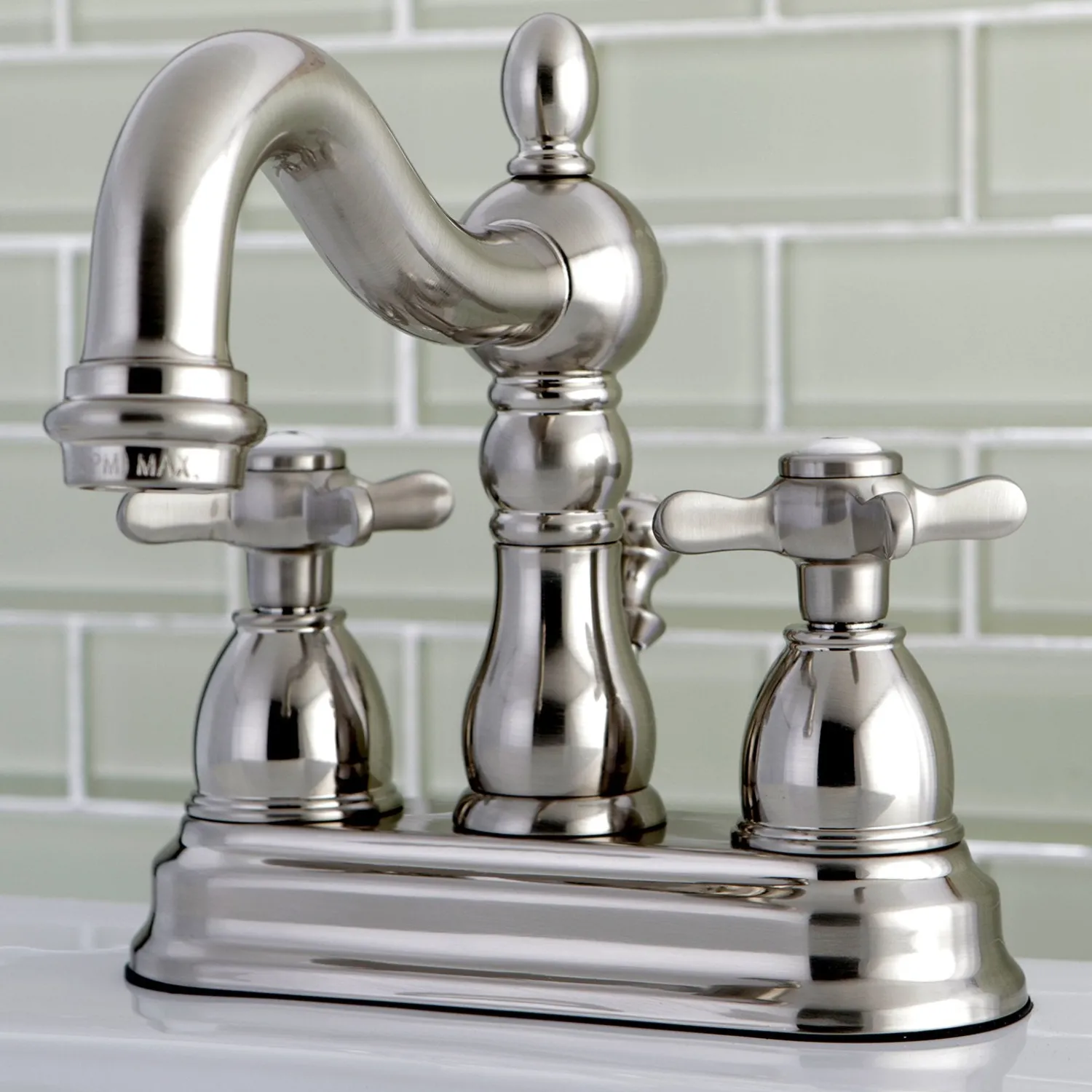Discount Essex 4" Centerset Lavatory Faucet with Brass Pop-up 4" Center Set