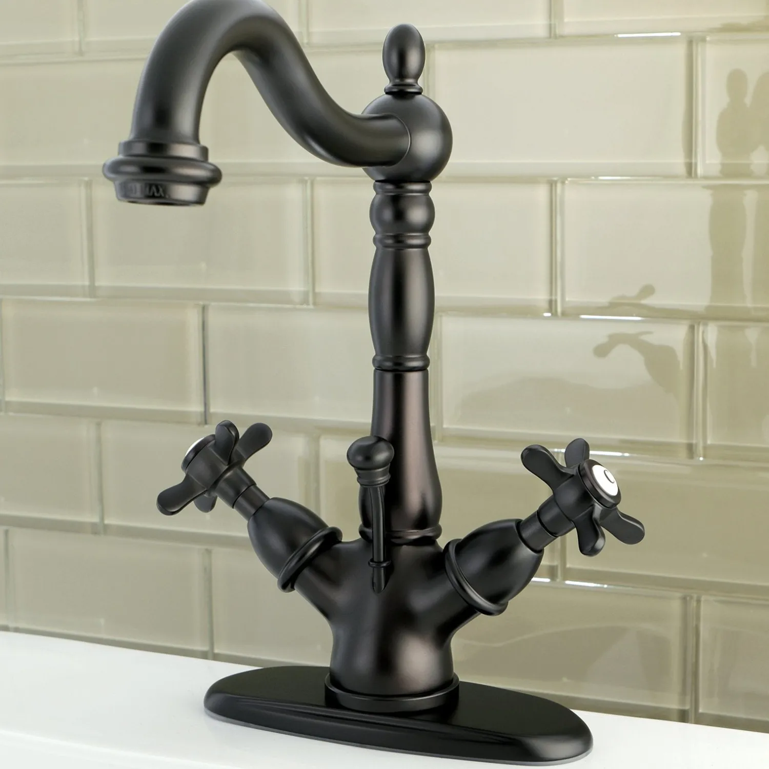 Best Essex Classic 4" Centerset Lavatory Faucet with Brass Pop-up Single Hole