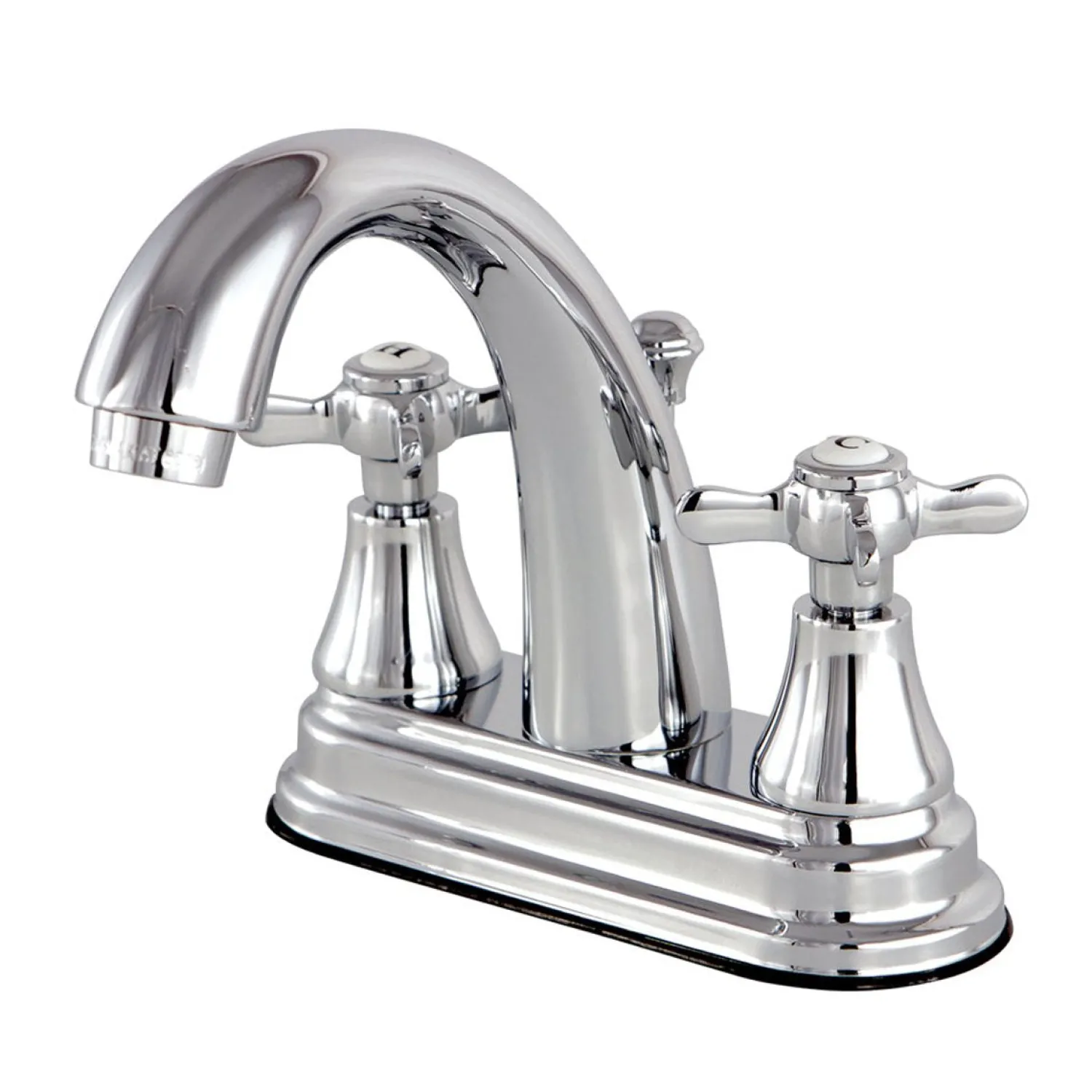 Hot Essex Classic Deck Mount 4" Centerset Lavatory Faucet with Brass Pop-up 4" Center Set