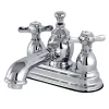 Essex Deck Mount 4" Centerset Lavatory Faucet with Brass Pop-up 4" Center Set