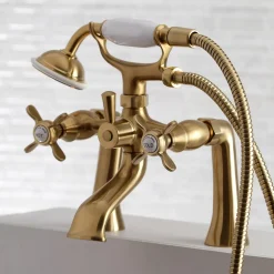 Essex Deck Mount Clawfoot Tub Filler with Hand Shower Tub & Shower Sets|Tub Faucets