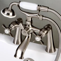 Essex Deck Mount Clawfoot Tub Filler with Hand Shower Tub & Shower Sets|Tub Faucets