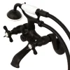 Essex 2-Handle Wall Mount Clawfoot Tub Faucet with Hand Shower Tub & Shower Sets|Tub Faucets