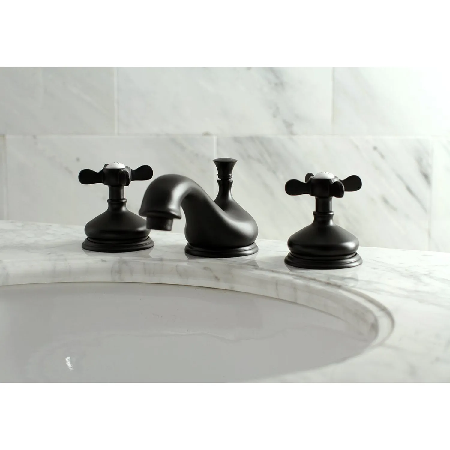 New Essex 3-Hole 8-Inch Widespread Bathroom Faucet 8" Widespread