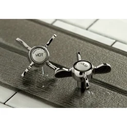 Sale Essex 6-Inch Adjustable Center Wall Mount Kitchen Faucet Wall Mounted Kitchen Faucets