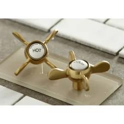 Sale Essex 6-Inch Adjustable Center Wall Mount Kitchen Faucet Wall Mounted Kitchen Faucets
