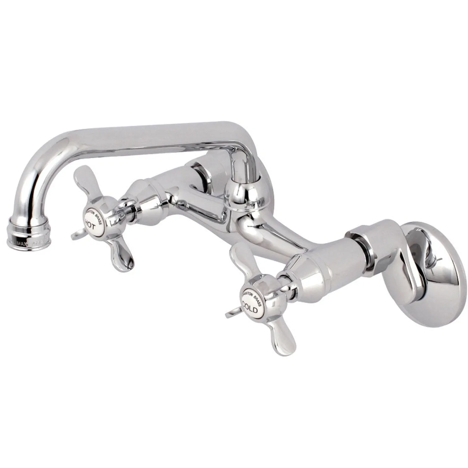 Sale Essex 6-Inch Adjustable Center Wall Mount Kitchen Faucet Wall Mounted Kitchen Faucets