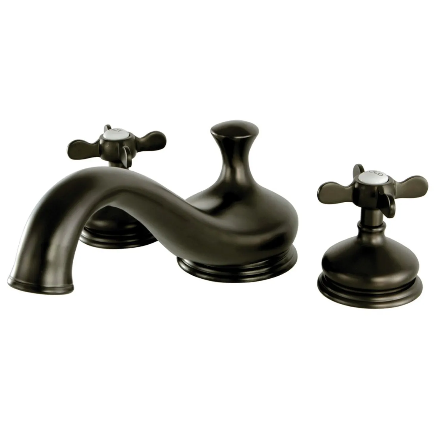 Online Essex Roman Tub Filler with Cross Handle Tub Faucets