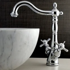 Online Essex Vessel Sink Faucet with Deck Plate Vessel Faucets|4