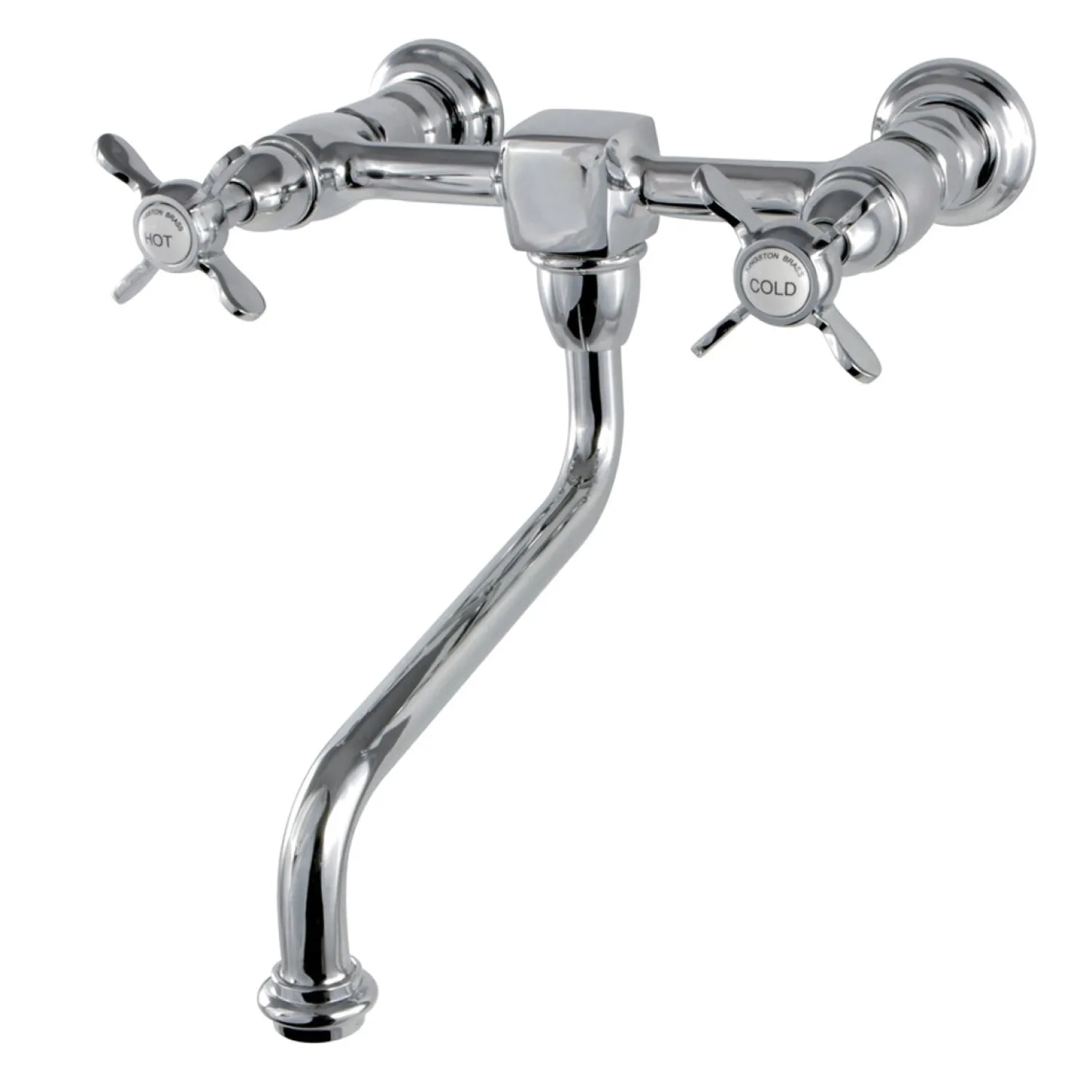 Best Essex Wall Mount 8" Center Vessel Sink Faucet Wall Mount