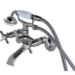 New Essex Wall Mount Clawfoot Tub Filler with Hand Shower Tub & Shower Sets|Tub Faucets