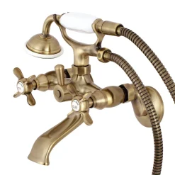 New Essex Wall Mount Clawfoot Tub Filler with Hand Shower Tub & Shower Sets|Tub Faucets