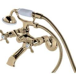 New Essex Wall Mount Clawfoot Tub Filler with Hand Shower Tub & Shower Sets|Tub Faucets