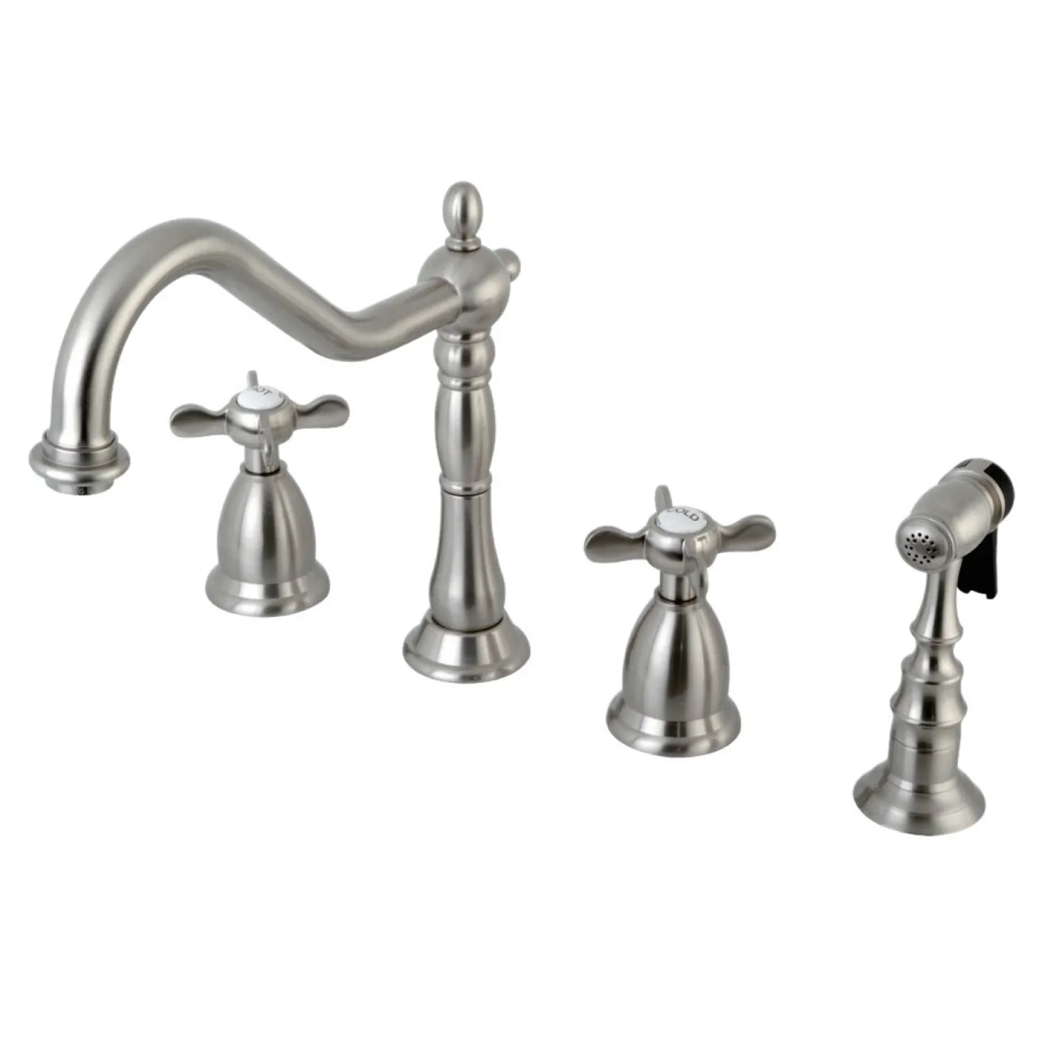 Outlet Essex Widespread Kitchen Faucet Widespread Kitchen Faucets|Faucets With Side Spray