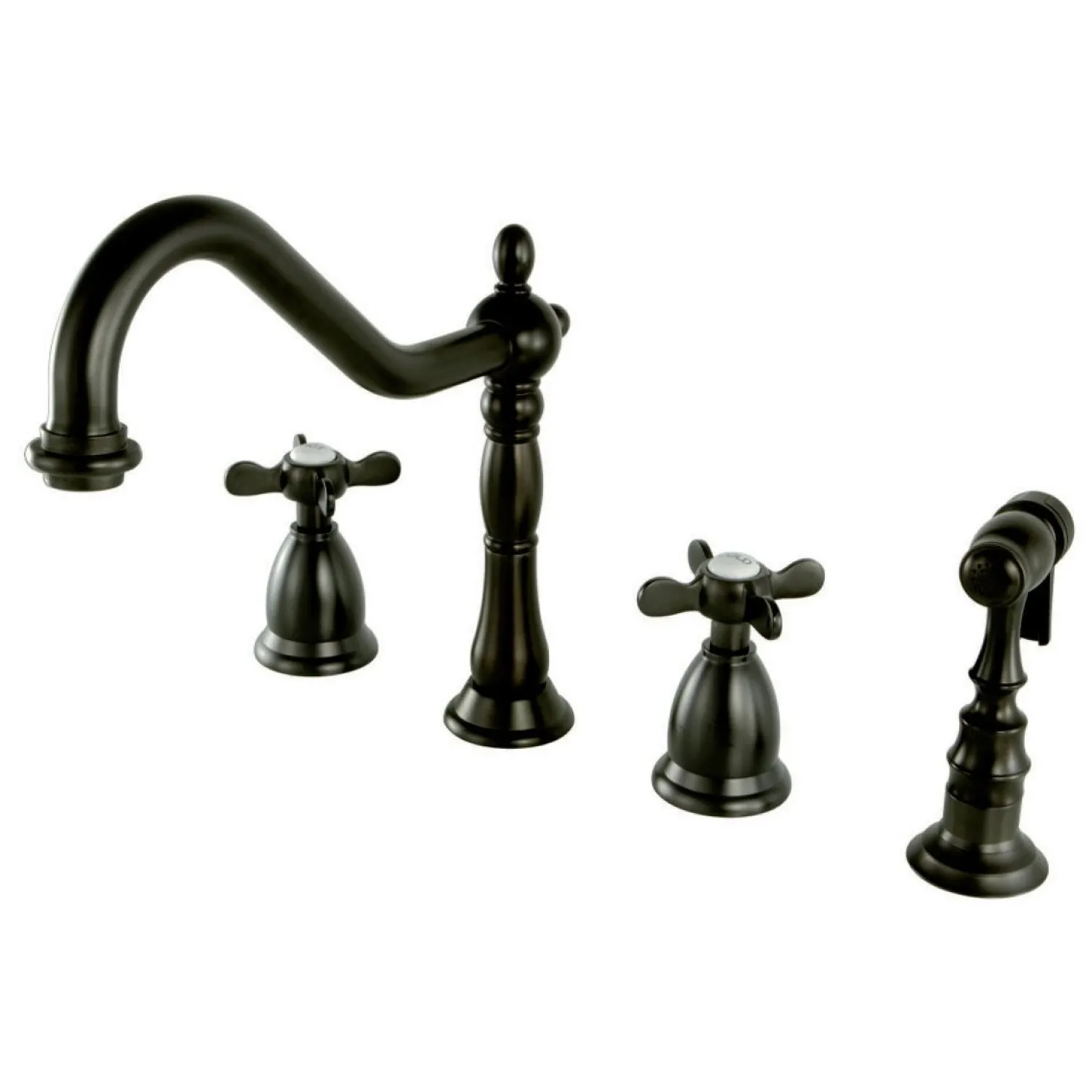 Outlet Essex Widespread Kitchen Faucet Widespread Kitchen Faucets|Faucets With Side Spray