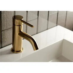Online Fauceture Concord Single-Handle Monoblock Bathroom Faucet Single Hole